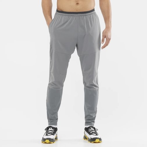 Grey Salomon Cross Run Men's Sport Pants | IE AL7965